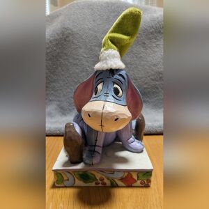 Disney Traditions Jim Shore Eeyore "Santas Helper" Figurine --- RARE RETIRED